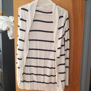 Size Small Striped Cardigan